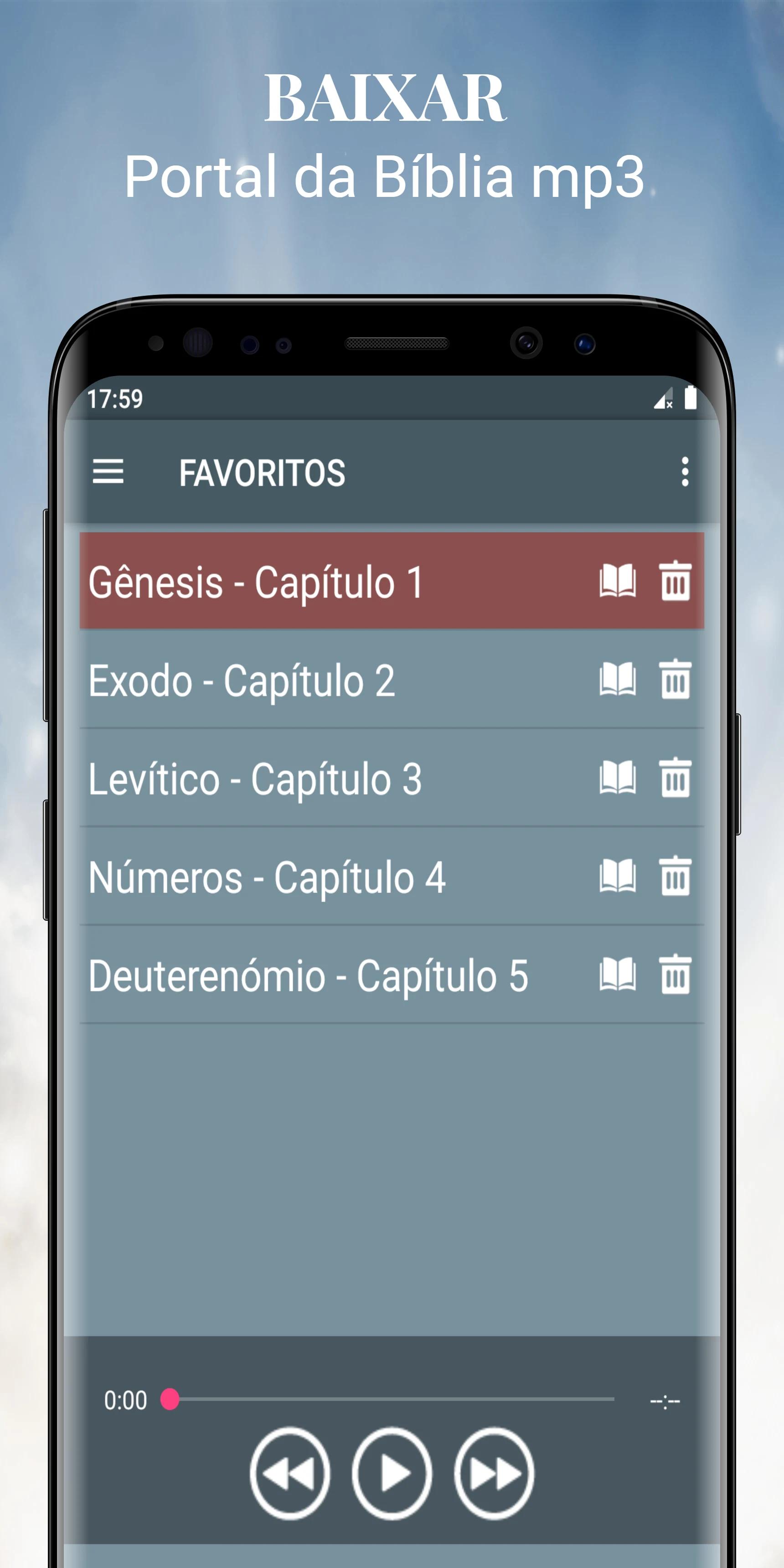 Áudio Bíblia mp3 em português screenshot