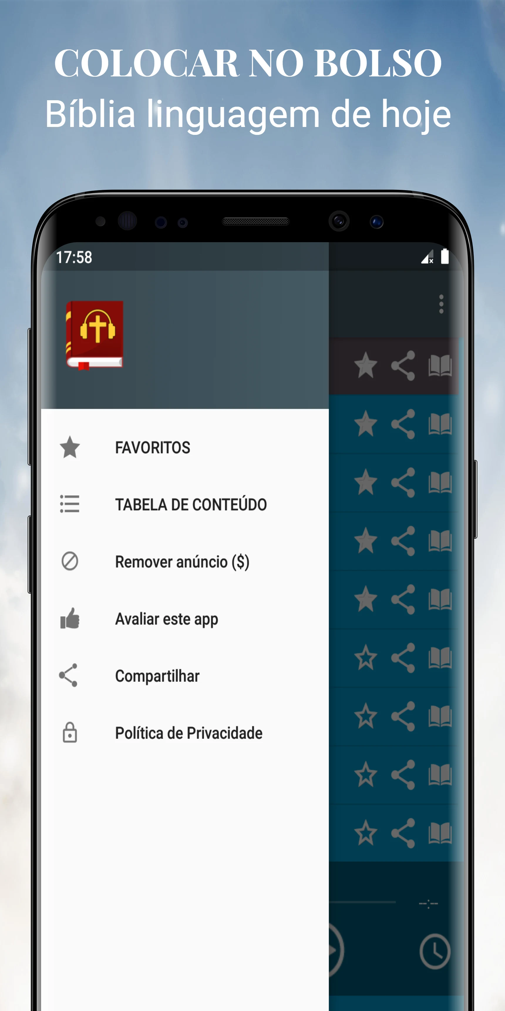 Áudio Bíblia mp3 em português screenshot